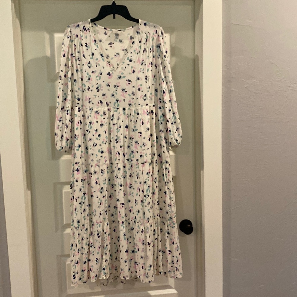 2/$25 A New Day// leopard dress, size S
